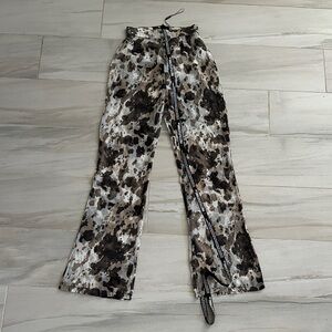 PrettyLittleThing Camouflage Sheer Pants